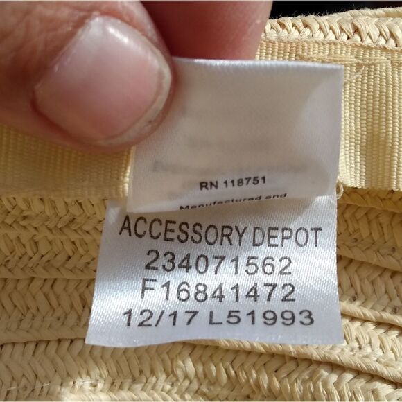 EUC ACCESSORY DEPOT X Large Paper Pink "Hello Sunshine" Shade Hat w/XL Brim - Picture 2 of 8